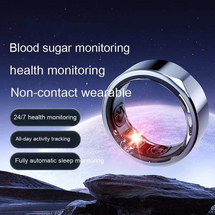 Smart Ring Blood Sugar Testing Sleep Health Monitoring – Tech Gifts — 1