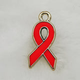 CCB Drop Oil Love Ribbon Accessories Pendant – Jewelry Gift Ideas — 2