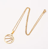 Games stainless steel volleyball necklace – Jewelry Gift Ideas — 4
