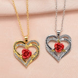 Women's Fashion Love Rose Necklace – Jewelry Gift Ideas — 4