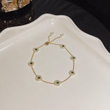 Versatile Zircon Flower Pearl Bracelet – Jewelry Gift Ideas — 6