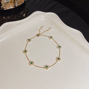 Versatile Zircon Flower Pearl Bracelet – Jewelry Gift Ideas — 6
