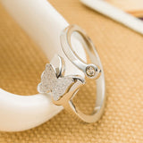 Frosted Butterfly Ring – Unique Gift Ideas — 2