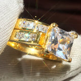 Fashion Temperament Couple Zircon Ring – Stylish Gifts — 2