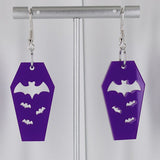 Bat Coffin Earrings Personality Plate Hollowed Out – Birthday Gifts — 6