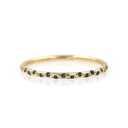 Micro-inlaid Zircon Ring Thin Star Sapphire – Gifts for Her — 7