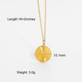 18K Stainless Steel Pendant Necklace – Jewelry Gift Ideas — 19