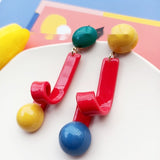 Retro Exaggerated Asymmetric Earrings – Meaningful Gifts — 8