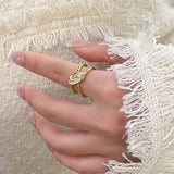 Zircon Full Diamond Knot Chain Strip Index Finger – Jewelry Gift Ideas — 1