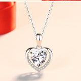Heart Shaped Pendant With Diamond Inlaid – Jewelry Gift Ideas — 6