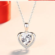 Heart Shaped Pendant With Diamond Inlaid – Jewelry Gift Ideas — 6