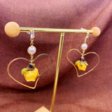 Autumn And Winter Wild Flower Earrings Mori Series – Birthday Gifts — 3