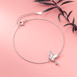 S925 Silver Butterfly Shell Bracelet Women – Jewelry Gift Ideas — 1