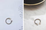 Double-headed pearl vintage ring – Birthday Gifts — 5