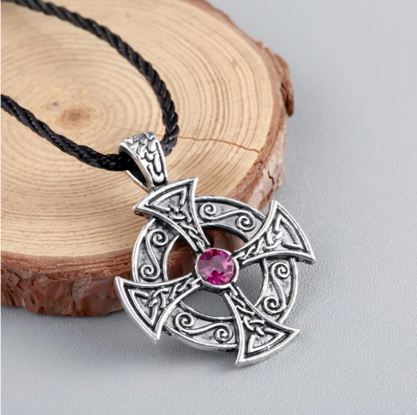 Round cross pendant – Jewelry Gift Ideas — 1