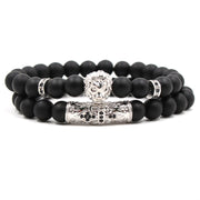 Suit Frosted Stone Stretch Bracelet – Jewelry Gift Ideas — 8