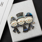 Alloy Cute Personalized Little Snowman Brooch – Jewelry Gift Ideas — 4