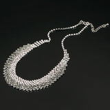 Fashion Sweet Multi-row Gray Diamond Necklace – Jewelry Gift Ideas — 4