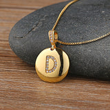 Necklace Glossy Diamonds 26 English Letters – Jewelry Gift Ideas — 14