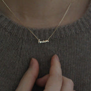 Sterling Silver Plated 14K Gold Necklace Women – Jewelry Gift Ideas — 1
