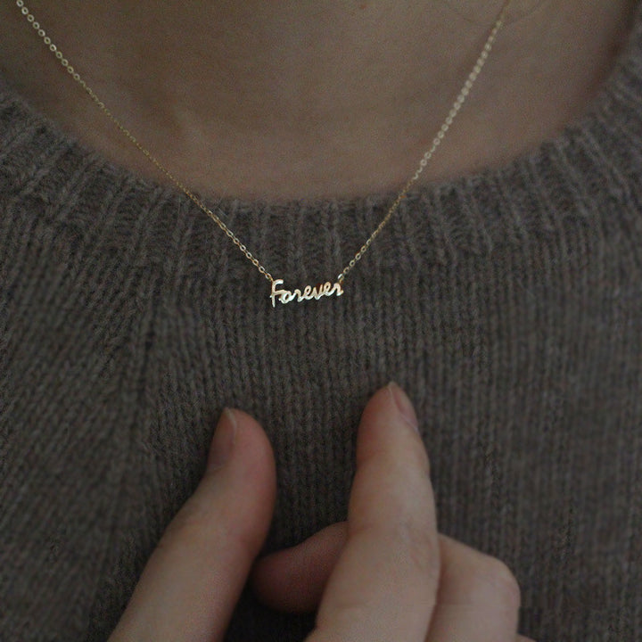 Sterling Silver Plated 14K Gold Necklace Women – Jewelry Gift Ideas — 1