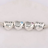 S925 Silver Bracelet Set With Diamond Love Boys – Jewelry Gift Ideas — 1