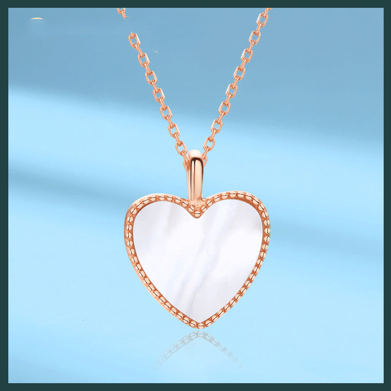 Heart Pendant Fashion Temperament Shell Necklace – Jewelry Gift Ideas — 1