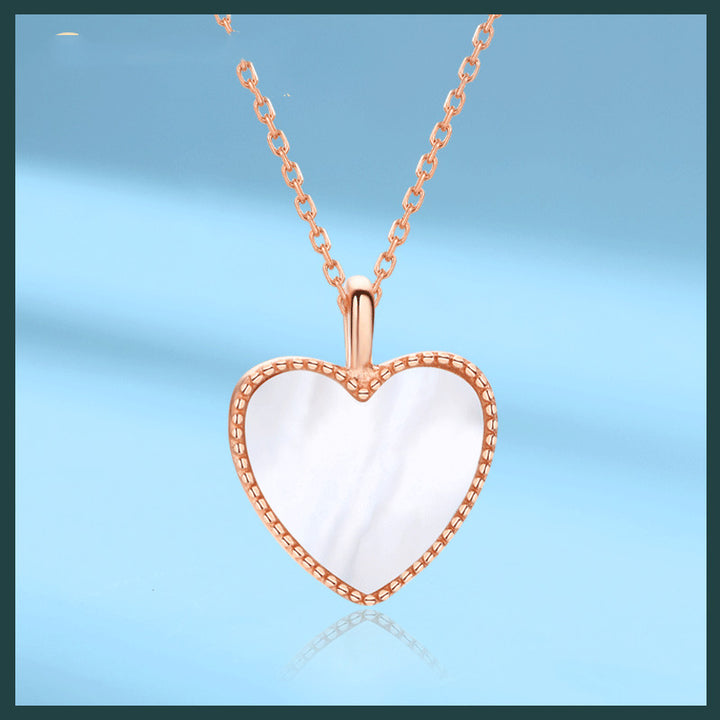 Heart Pendant Fashion Temperament Shell Necklace – Jewelry Gift Ideas — 1