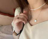 Titanium Steel Shell Embossed Necklace – Jewelry Gift Ideas — 3
