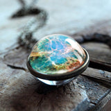 Cosmic Galaxy Nebula Double-sided Spherical Time – Jewelry Gift Ideas — 20