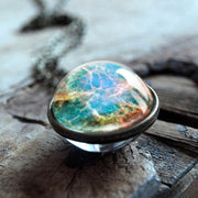 Cosmic Galaxy Nebula Double-sided Spherical Time – Jewelry Gift Ideas — 20