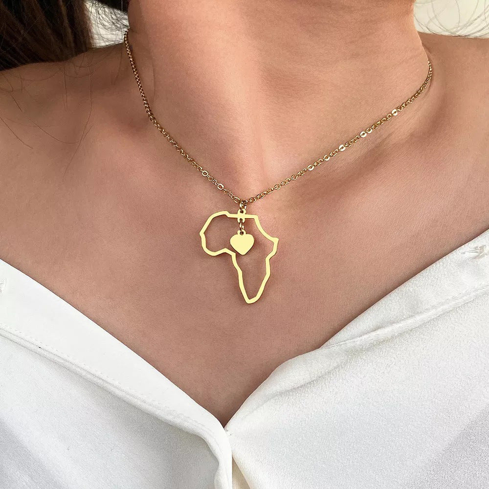 Personalized Creative Gold Stainless Steel Africa – Jewelry Gift Ideas — 1