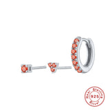 Women's Sterling Silver Diamond Trinity Combination – Gifts for Her — 9