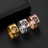 Stainless Steel Christian Tree Of Life Ring – Practical Gifts — 1