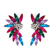 Alloy Diamond-embedded Geometric Symmetrical Wing – Birthday Gifts — 5