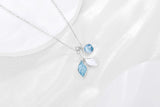 Leaf Necklace Women's Sterling Silver Light – Jewelry Gift Ideas — 2