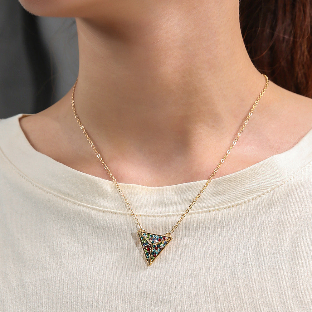 Fashion Elegant Shining Diamond Colorful Gemstone – Jewelry Gift Ideas — 1