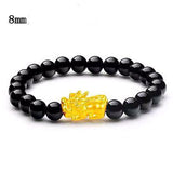 Fashion Black Gold Brave Beaded Bracelet – Stylish Gifts — 15