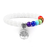 Creative 8mm Beads Tree Of Life Pendant Bracelet – Jewelry Gift Ideas — 19
