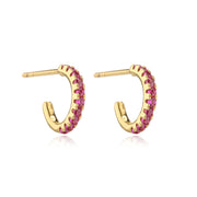 95mm Micro Inlaid Zircon Colorful Crystals C-shaped – Gifts for Her — 4