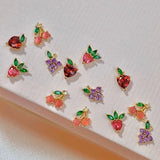 Cute Tropical Fruit Earrings For Women With Diamonds – Gifts for Her — 1