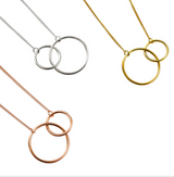 Geometric simple size ring necklace – Jewelry Gift Ideas — 2