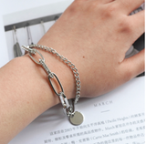 Rhinestone Double Layered Bracelet New Light – Jewelry Gift Ideas — 3