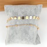 Copper sequin anklet – Holiday Gift Ideas — 4
