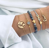 Bead Chain Bracelet Set Anklet – Jewelry Gift Ideas — 17