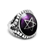 Men's And Women's Fashion Punk Hexagonal Star Ring – Stylish Gifts — 5