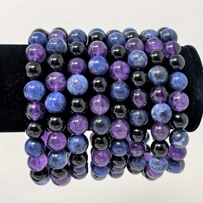 Purple Beaded Bracelet Bracelet – Jewelry Gift Ideas — 1
