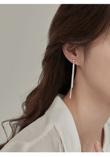 Fine Tassel Ear Wire Female Tide Niche – Gifts for Her — 6