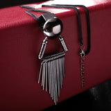 Fashion Long Geometric Pendant Multilayer – Jewelry Gift Ideas — 8