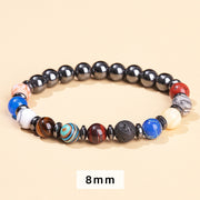 Natural Haematite Planet Galaxy Bracelet Unisex – Jewelry Gift Ideas — 5